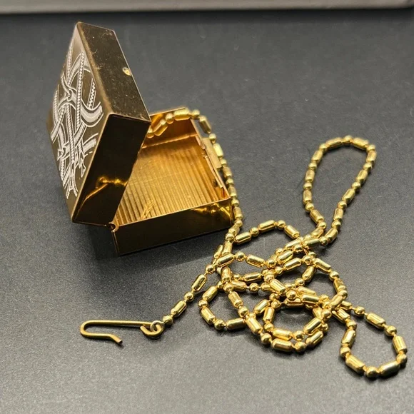 Vintage 1950’s Zipper Pull Chain Box - Picture 5 of 5